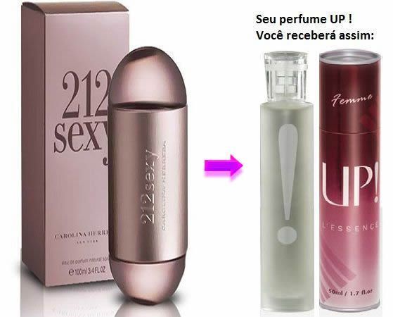 Perfume Feminino 50ml - UP! 02 - 212 Sexy R$ 79,00