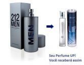 Perfume Masculino 50ml - UP! 45 - 212 Men R$ 79,00